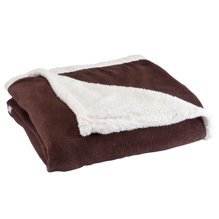 Ultra Plush Microfiber Sherpa Throw by OakRidge™-350029