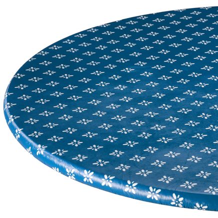 Heritage Vinyl Elasticized Table Cover By Home-Style Kitchen™-355910