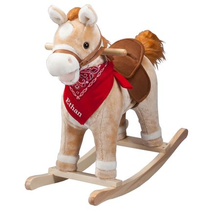 View product details for Personalized Animated Rocking Horse with Sound