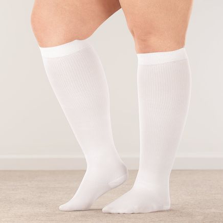 Silver Steps™ Wide Calf Compression Socks, 8–15 mmHg-358893