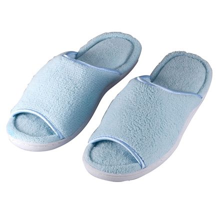 Open-Toe Terry Slipper-360022