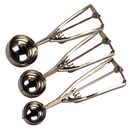 Stainless Steel Cookie Scoop S/3-360438