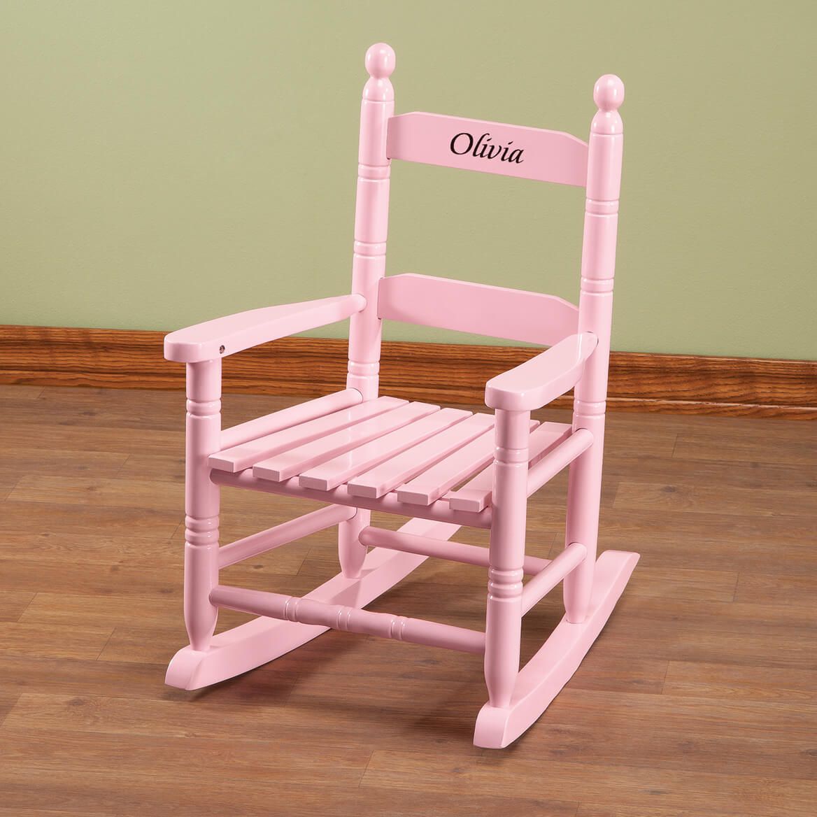 Personalized Children's Rocking Chair, Pink-361818