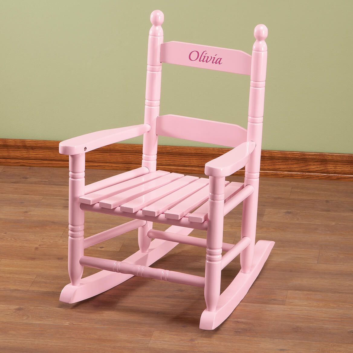 Personalized Children's Rocking Chair, Pink-361818