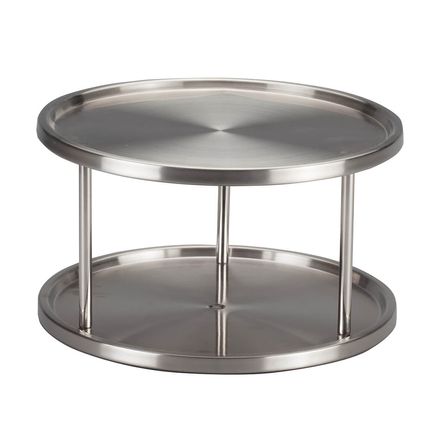 Two Tier Stainless Lazy Susan-362366