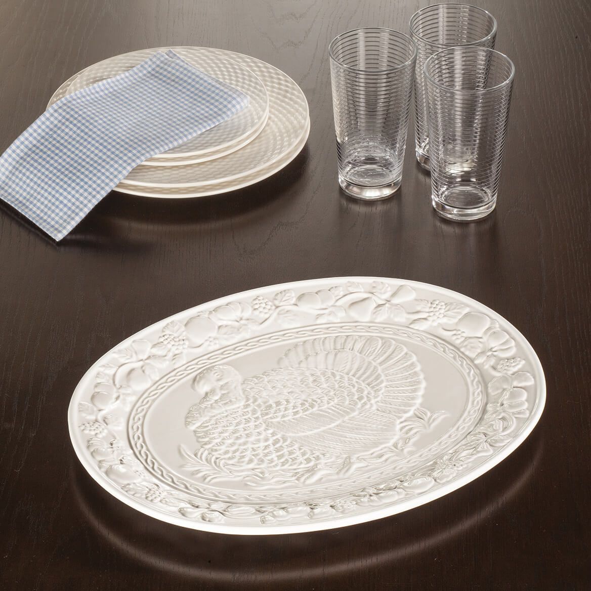 William Roberts 17" Oval Turkey Platter-363354