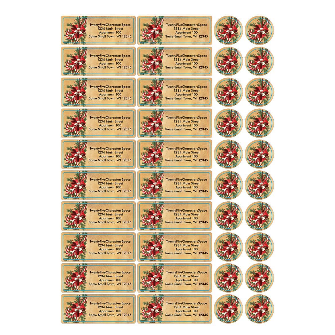 Personalized Legend of the Candy Cane Address Lab & Seal 20-364734