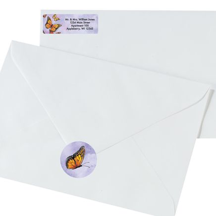 Personalized Butterflies Labels & Envelope Seals 60-365590