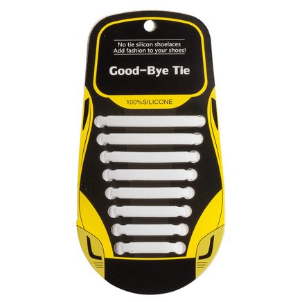 Silver Steps™ No Tie Stretch Shoe Laces-366371