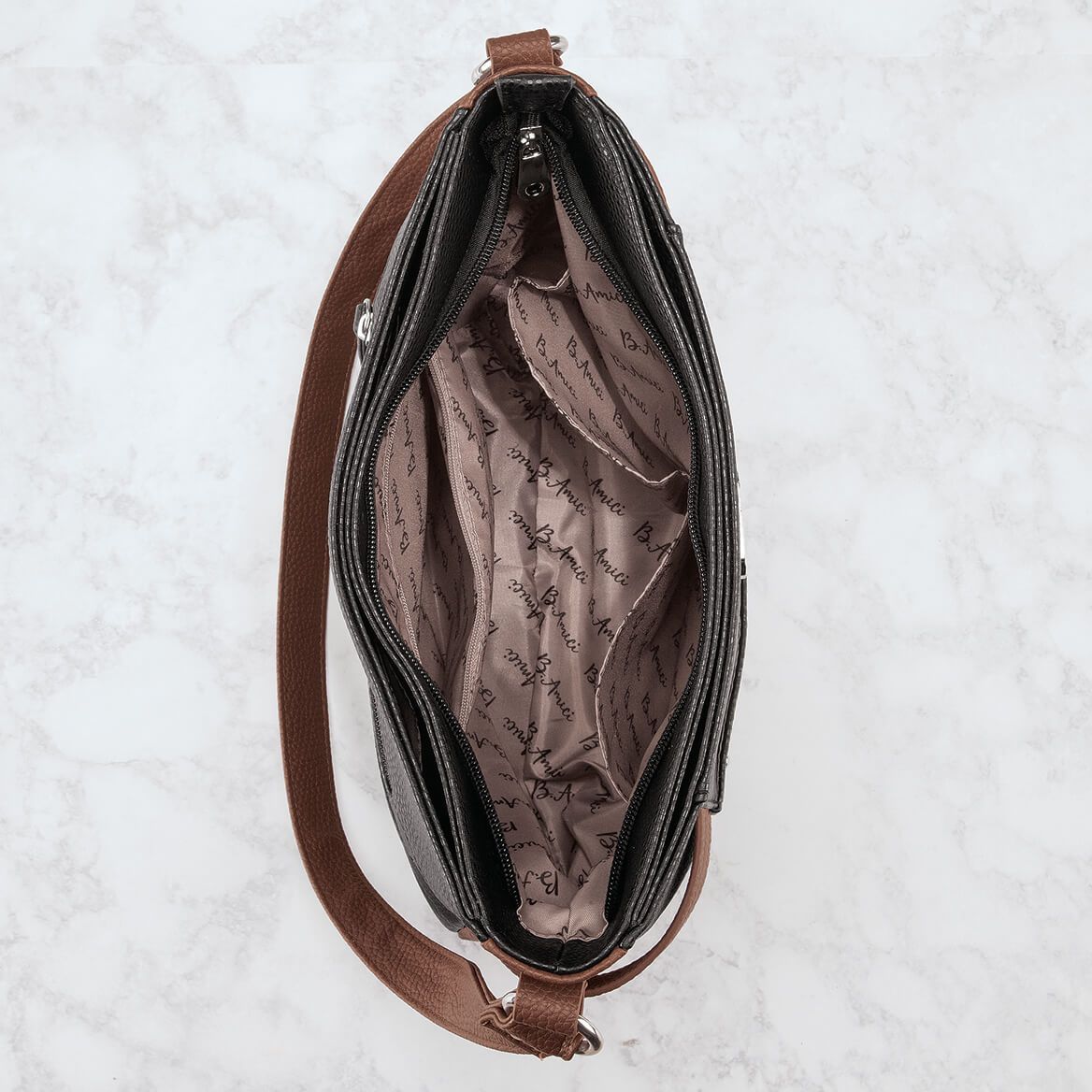 B.Amici™ Emily RFID Essential Leather Shoulder Bag-367450