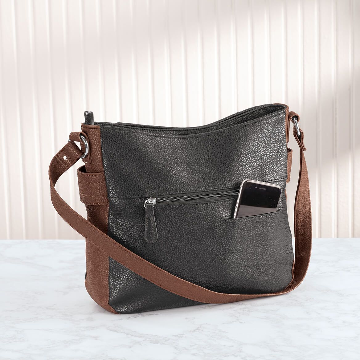 B.Amici™ Emily RFID Essential Leather Shoulder Bag-367450
