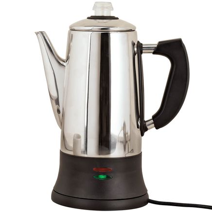 12 Cup Stainless Steel Coffee Percolator by Home Marketplace-367507