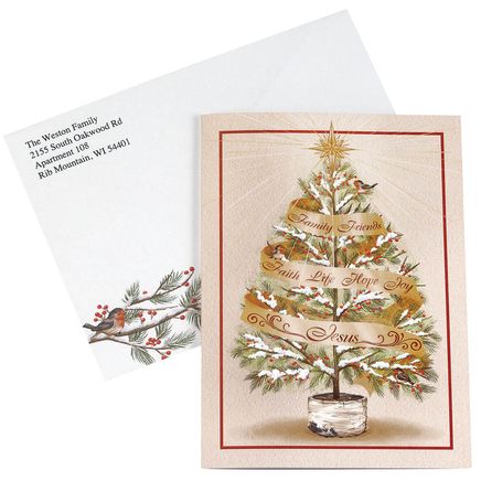 Personalized The Seven Wonders Christmas Card Set of 20-368247