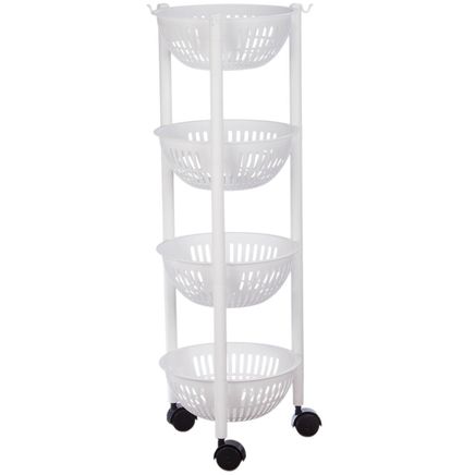 Rolling 4 Tier Kitchen Organizer by Chef's Pride™-368826