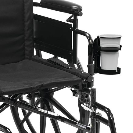 Mobility Cup Holder with Adjustable Height and 360° Rotation-369093