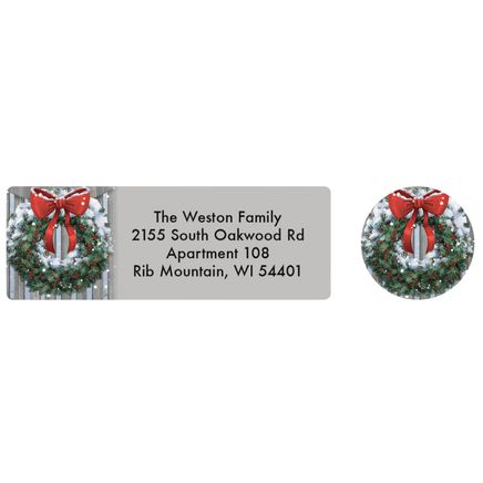 Personalized Blessings of Christmas Labels and Seals 20-370160
