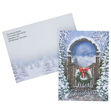 Personalized Blessings of Christmas Cards set of 20-370182