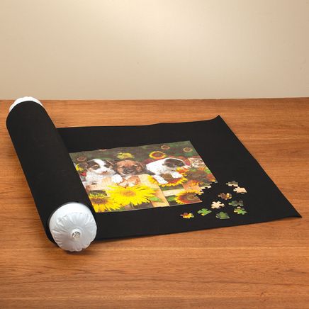 Puzzle Roll Up Mat with Inflatable Tube-371357