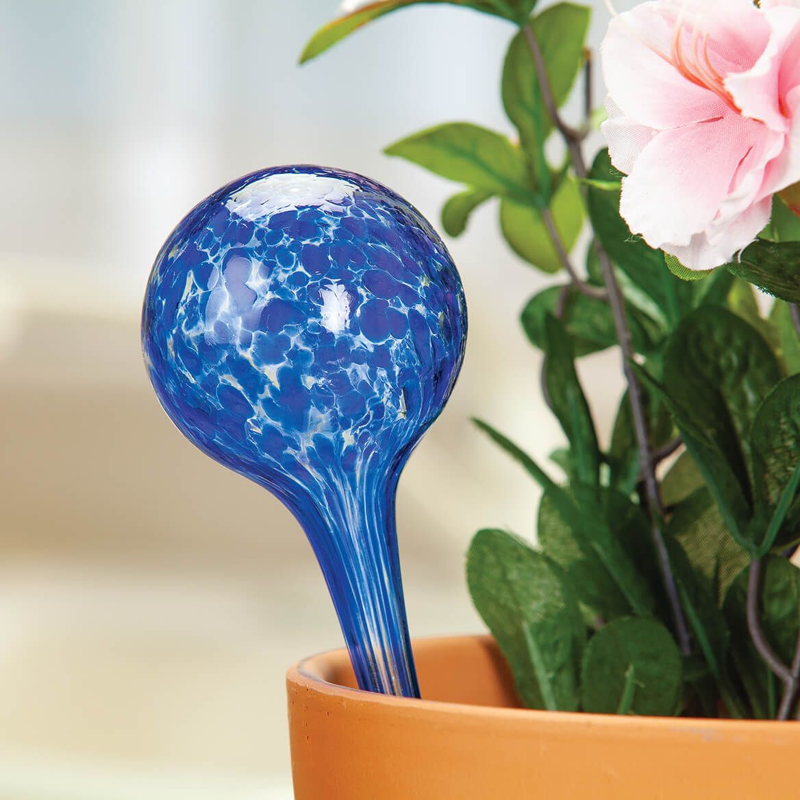 Glass Watering Globes, Set of 3-371713