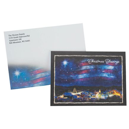 Blessings Across America Christmas Cards, Set of 20-371902
