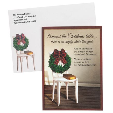 The Empty Chair Christmas Card Set of 20-371906