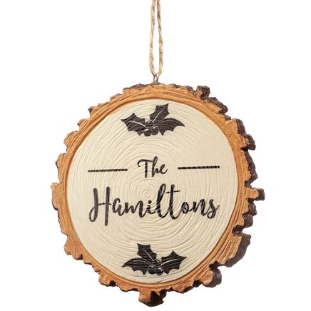 Personalized Christmas Resin Wood Slice Ornament-372088