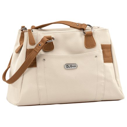 B. Amici™ Nicole RFID Greenwich Multi Pocket Leather Satchel-372212