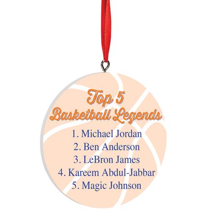 Personalized Basketball Legends Ornament-372719