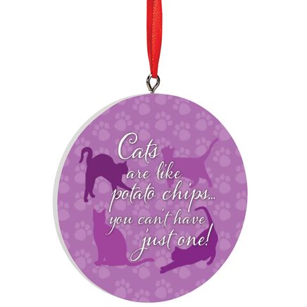 Personalized Cat Potato Chip Ornament-372727