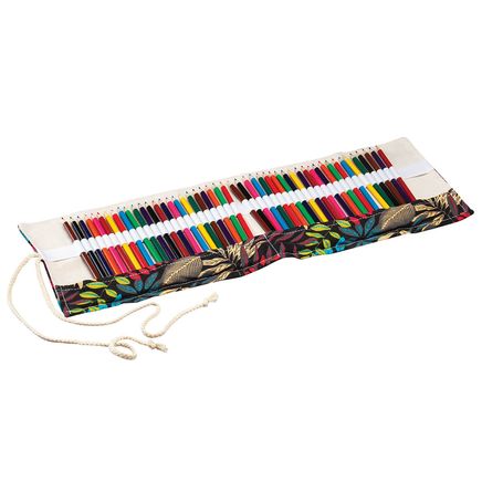 Colored Pencil Colorful Leaves Roll 48-Pc. Set-372768