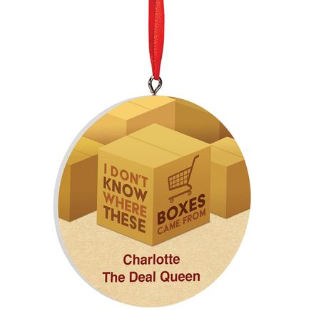 View product details for Personalized Online Shopper Ornament