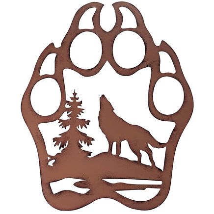 Paw Print Northwoods Metal Wall Art by Fox River™ Creations-373030