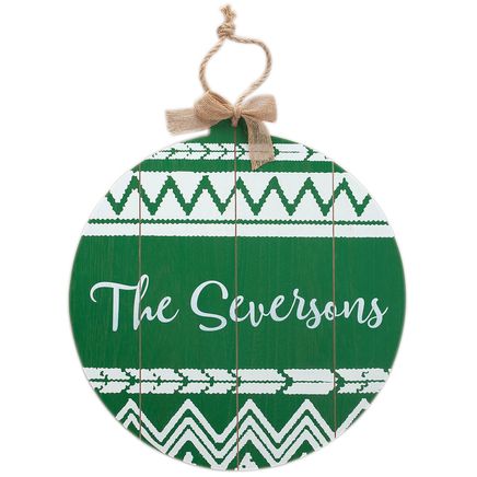 Personalized Ornament Wall Hanging by Holiday Peak™-373505