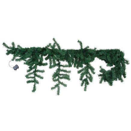 Battery-Operated Pre-Lit Cascading Mantel Garland by Holiday Peak™-374033