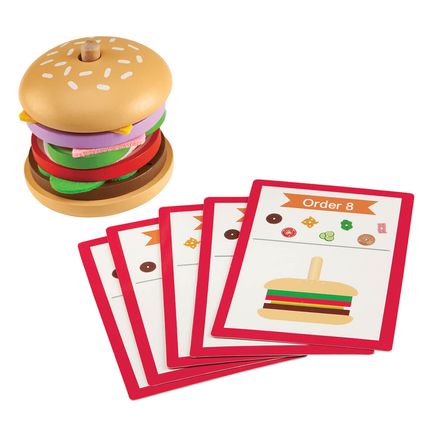 Wooden Burger Making Set-374126