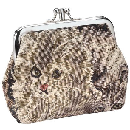 Animal Tapestry Dual Coin Pouch-374309