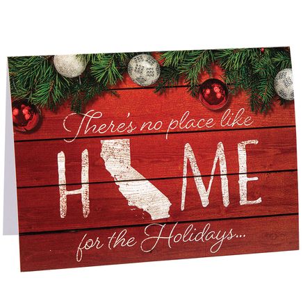 Personalized Home State Christmas Cards, Set of 20-374312
