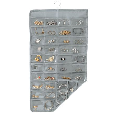 Hanging Jewelry Organizer, 80 Pockets-374466