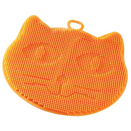 Cat Face Silicone Scrubber by Chef's Pride-374486