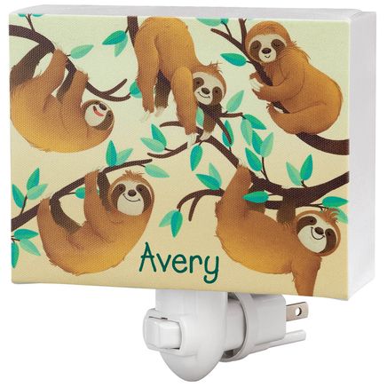 Personalized Sloths Children's Night Light-374529