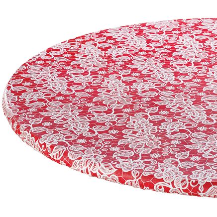 Lovely Lace Elasticized Table Cover by Chef's Pride™-374598