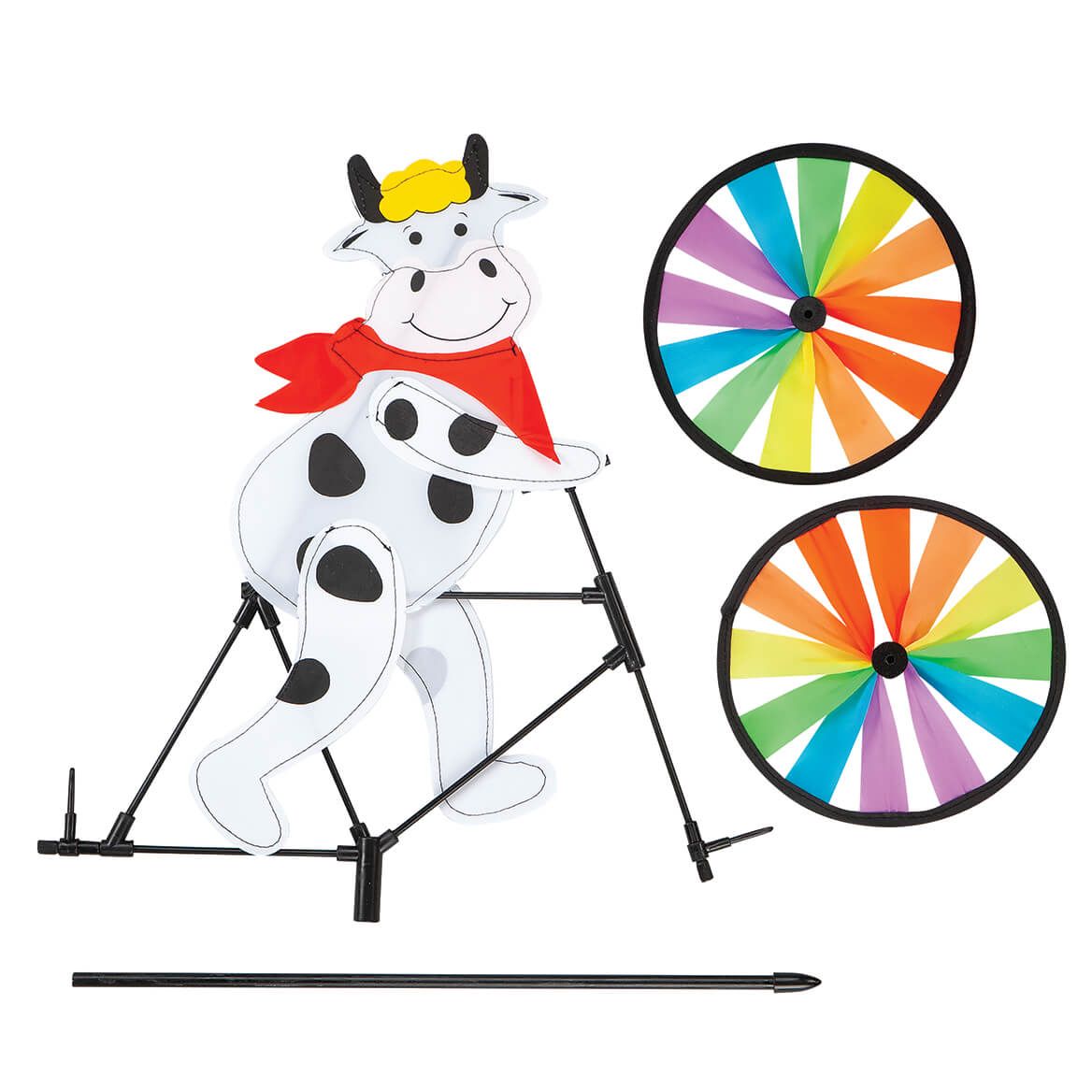 Cow On Bike Spinner Stake-374712