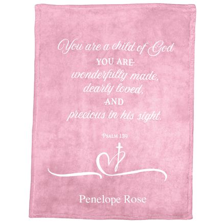 Personalized Children's Baptismal Blanket-374727