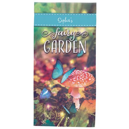 Personalized Fairy Garden Mini Flag-375100