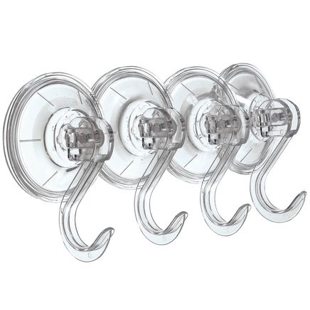 Suction Cup Hooks, Set of 4-375542