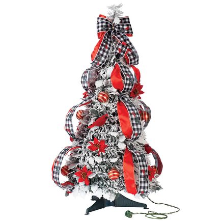 3-Ft. Flocked Cardinal Tree By Holiday Peak™-375831
