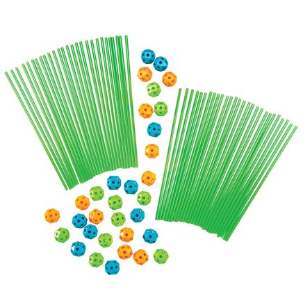 81-Pc. Glow-In-The-Dark Fort Building Kit Set-375839