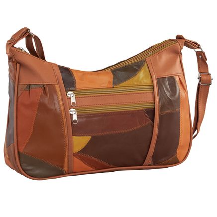 Patch Leather Handbag-375878