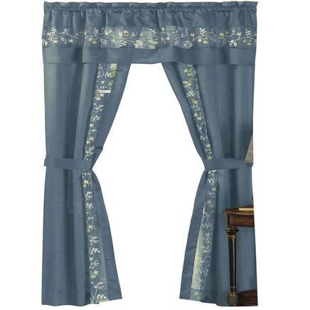 5-Pc. Fairfield Embroidered Curtain Set-375965