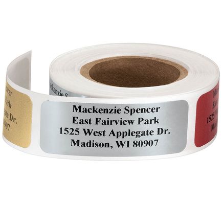 Personalized Foil Labels, Roll of 22-376433